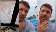 Ezio Oliva muestra daños en su casa por fuertes lluvias y reflexiona: No es un día para quejarse
