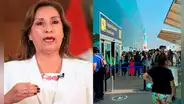 Conferencia de Dina Boluarte: restringen acceso al Aeropuerto Internacional Jorge Chávez por lluvias
