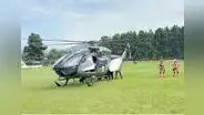Embarazadas y niños son rescatados en helicóptero en Lambayeque