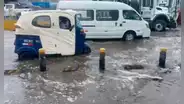 Chorrillos: reportan aniego cerca a av. Guardia Civil a causa de las lluvias y acumulación de basura