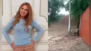 Karina Rivera capta la caída de un huaico cerca a su casa en Chaclacayo: "A tomar precauciones"
