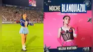 Milena Warthon: así fue la presentación de la cantante peruana en la Noche Blanquiazul Femenina