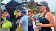 Marisol entregó víveres a damnificados por las intensas lluvias en Lambayeque: "Necesitamos ayuda"
