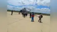Piura: helicóptero traslada a personal de salud y rescatistas para atender a damnificados de huaico en Canchaque