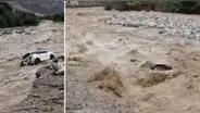 Moderna camioneta es arrastrada por caudaloso río tras colapso de carretera en Áncash