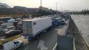 Vía Evitamiento: cierran tramo por filtraciones del río Rímac y reportan tráfico por puente Trujillo