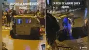 Mototaxi cobra un sol para cruzar el huaico y se vuelve viral: “Perú, potencia mundial”