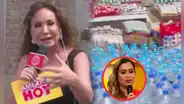 Janet Barboza lleva donación de víveres a damnificados de Jicamarca tras incidente de Ethel Pozo