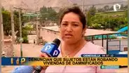 Cieneguilla: damnificados por huaicos denuncian ser víctimas de robo