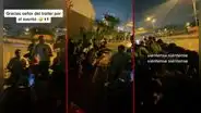 Conductor de tráiler traslada sin costo alguno a personas que quedaron varadas por huaicos