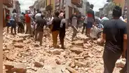 Fuerte sismo de 6.5 en Ecuador: primeras imágenes del temblor que sacudió al país