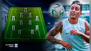 Chirstian Cueva fue convocado en Alianza: el posible 11 de los blanquiazules ante Huancayo