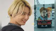 Camión 'BTS' pasea por calles de Lima: rostros de Jimin y Jin sorprenden a transeúntes