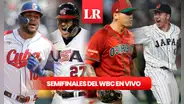 Semifinales EN VIVO: sigue las incidencias de los juegos del Clásico Mundial de Béisbol 2023