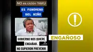 Video que afirma que el ciclón Yaku no tiene relación con recientes lluvias es engañoso