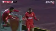 ¡Emoción huancaína! Rodrigo Colombo aprovechó un rebote en el área y marcó el 1-0 ante Alianza