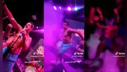 Sergio Galliani se lanza al público en concierto y sufre trágica caída porque nadie lo agarró