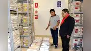 Presidente de la Corte de Sullana realiza verificación de eliminación de archivos judiciales antiguos