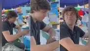Lleva a su novio alemán a comer tocosh en el mercado y su reacción es viral: “No está mal”