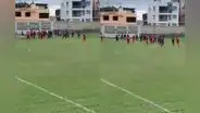 Partido de la Copa Perú acabó en pelea en Arequipa: “Serenazgo, Policía, ¿dónde están?”