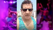 Sergio Galliani muestra herida que le dejó fuerte caída en concierto: "Agradezco la preocupación"
