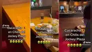 Peruano encuentra cucaracha paseando en mesa de conocido restaurante del Jockey Plaza