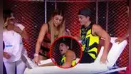¿Venganza? Ducelia Echevarría le depila la pierna en vivo a su exsaliente Piero Arenas