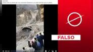 Áncash: video no muestra caída de huaico en la región por ciclón Yaku