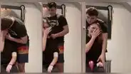 "En la salud y en la enfermedad": novio rapa el cabello y consuela a su novia que padece de cáncer
