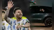 ¡Locura en Argentina! La viral escena de Messi en una carretera: encuentra a un hincha y lo saluda
