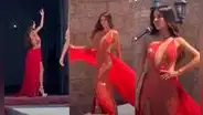 Luciana Fuster en Miss Perú: así fue el impactante desfile de la 'guerrera' en la presentación oficial