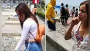 Venezolana va por primera vez a la playa del Callao y se lleva una gran sorpresa