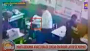 SJL: directora del colegio Fermín Tangüis retuvo la laptop de un estudiante por deuda de pensiones