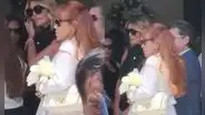Magaly y Jessica Newton se reencuentran en velorio del padre de conductora y olvidan diferencias