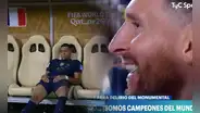 Messi y su provocador canto en el festejo de Argentina: “Un minuto de silencio... para Francia”