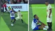 'Toñito' Gonzáles le aplicó un 'manazo' y un 'tabazo' a Manco: se ganó la roja en el fútbol 7