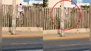 San Marcos: joven trepó cerco de la UNMSM para rendir el examen de admisión