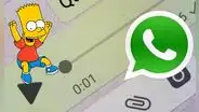 ¿Cómo mandar audios de WhatsApp con la voz de Bart Simpson?