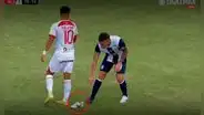 ¡Dejó todo en el campo! Lavandeira jugó sin un chimpún algunos minutos en el Alianza vs. Grau