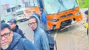 Integrantes de la orquesta Bareto sufren accidente de tránsito en Huancayo