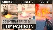 La mejor comparación de Counter-Strike 2 con Global Offensive y una versión en Unreal Engine