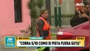 Cercado de Lima: mujer se adueña de pista y cobra por estacionar en aparcamiento público