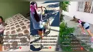 “Ella es mi heroína”: niña alimenta a perritos callejeros y se gana el corazón de internautas