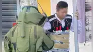 Ecuador: Policía desactiva supuesto explosivo que había sido colocado en el cuerpo de un hombre