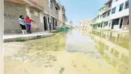 Población de José Olaya se ahoga con aguas de desagües en Chiclayo