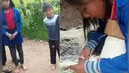 Trabajan tejiendo sombreros y no tienen para el calzado: la vida de una madre junto a sus hijos en Cajamarca