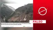 No, este video no fue grabado en Alausí, Ecuador, tras las lluvias torrenciales