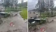 Mujer conmueve al pedir ayuda mientras su vivienda se inunda tras intensas lluvias