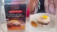 "¿Qué es eso?": video muestra pequeño plato en conocido restaurante y usuarios en redes enloquecen