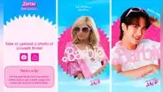 Usuarios personalizan pósteres con inteligencia artificial Barbie Selfie Generator